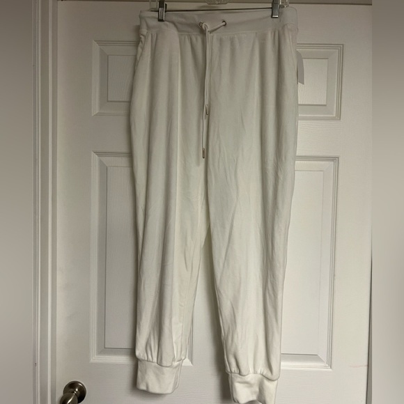 Truth by Republic 2-PC Ivory Lounge Pants & Jogger Hoodie Jacket Women Large - Picture 12 of 15